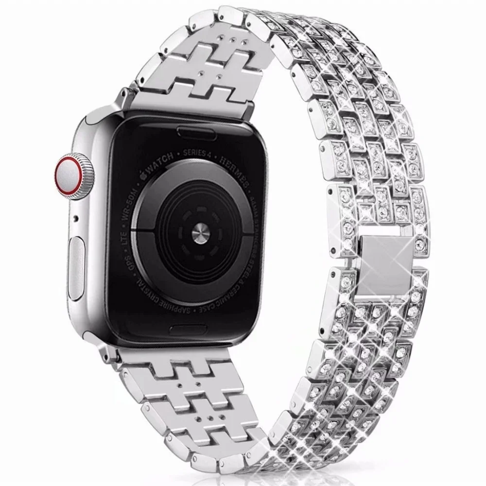 Rhinestone Smart Watch Bracelet Band
